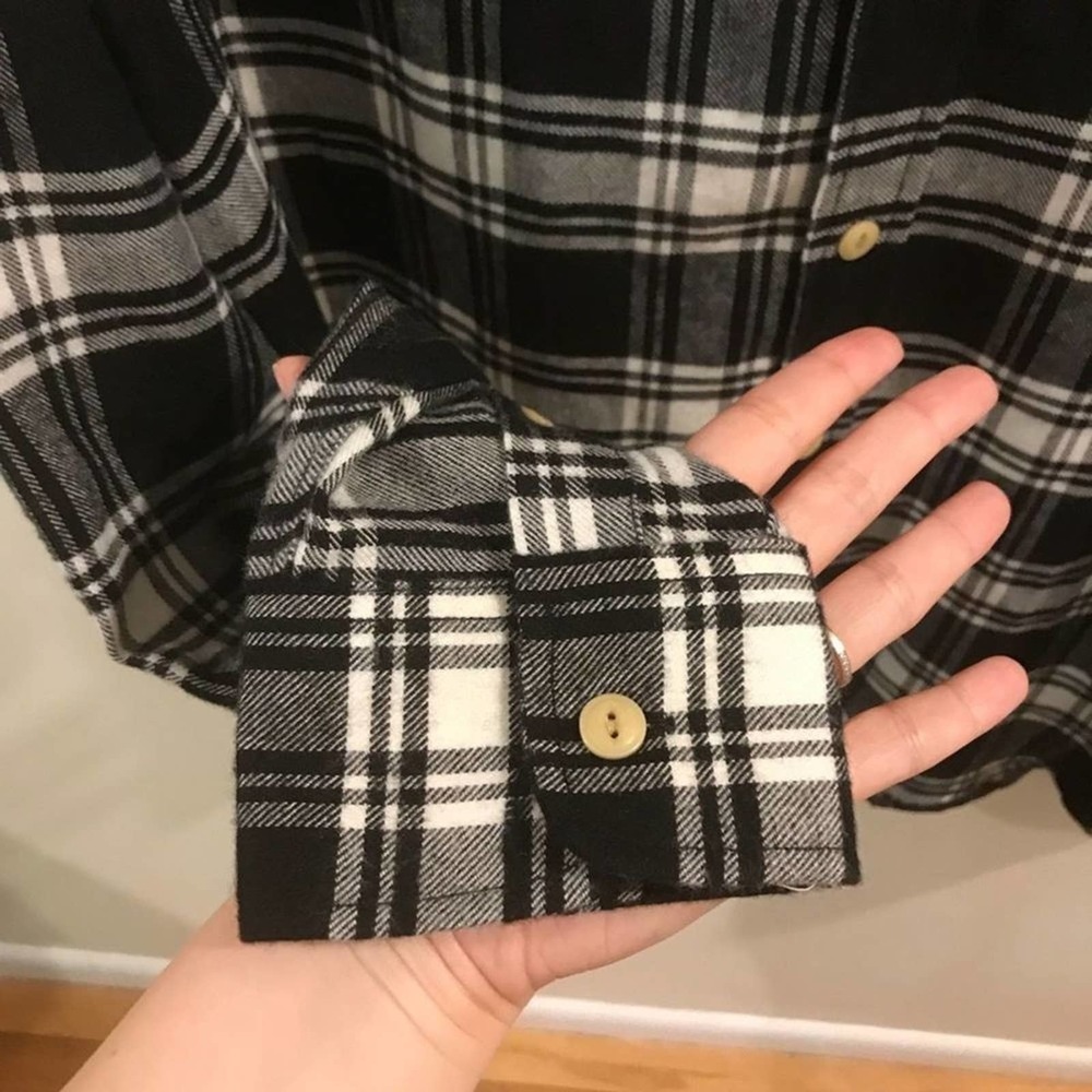 Jachs New York Flannel Black and White Medium - Picture 7 of 8